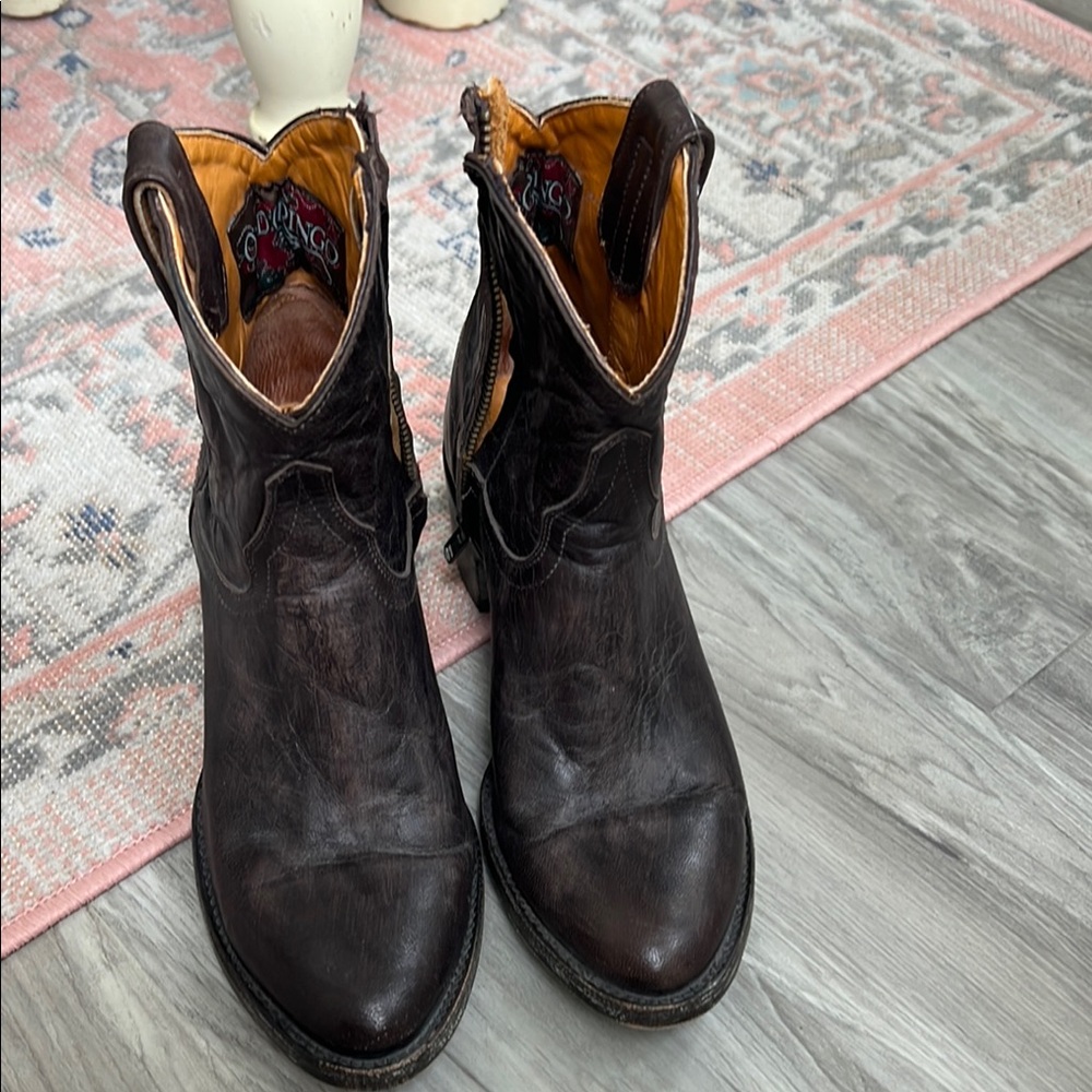 Old Gringo Dark Brown Ankle Boots